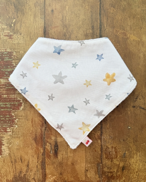 Babador Bandana Impermeável - Estrelinhas