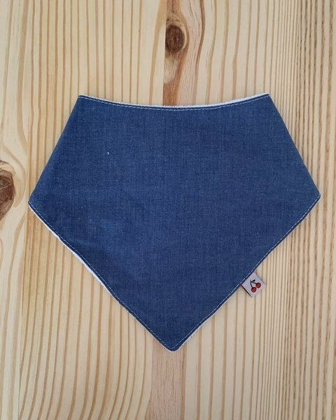 Babador Bandana Impermeável - Jeans