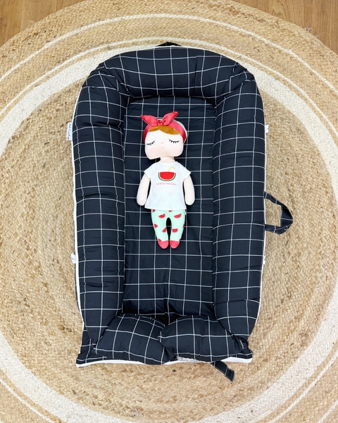 Ninho Americano Grid Preto - Ateliê Cerejinha - comprar online