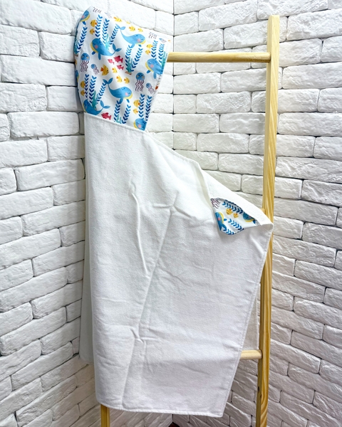 Toalhão Infantil Oceano - Ateliê Cerejinha - comprar online
