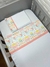 Jogo de Lençol 3 Peças Mini Berço Jardim Ensolarado - Ateliê Cerejinha