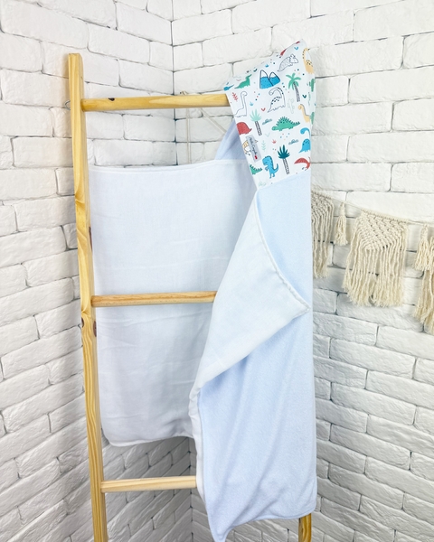 Toalha Bebê Dinos - Ateliê Cerejinha - comprar online