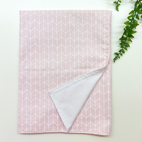 Manta/Cueiro - Espinha de Peixe Rosa