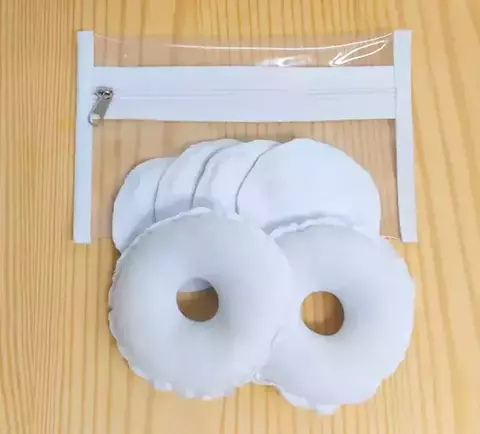 Kit Rosquinhas de Seios + Absorventes Reutilizáveis de Seios - Ateliê Cerejinha - comprar online