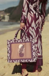 BOLSA FOLHAGEM COPACABANA TESTES DE APROVAÇÃO (cor vinho) - comprar online