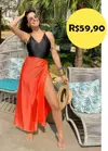 SAIA TRANSPASSADA SEDINHA LARANJA LD