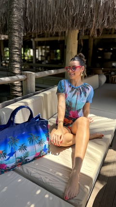 T SHIRT ARARA AZUL BARRADO 575
