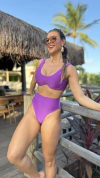 BIQUÍNI TUBARÃO ROXO