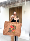 BOLSA CAJU COLORIDO PALHA - comprar online