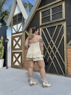 SHORTS FERRARA OFF WHITE - Musa Luz