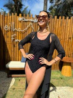 MAIÔ MACRAME PRETO - loja online