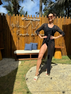 MAIÔ MACRAME PRETO - comprar online