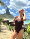 MAIÔ MACRAME MARROM M LD