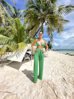 BIQUÍNI TRANCOSO VERDE BANDEIRA na internet