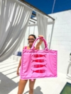 BOLSA PEIXE VERMELHO FUNDO PINK