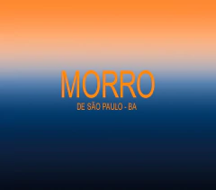 PAREÔ DEGRADE LARANJA COM MARINHO MORRO DE SÃO PAULO LD - comprar online