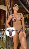 BIQUÍNI ANGEL ZEBRA NUDE 631 - CALCINHA ASADELTA - comprar online