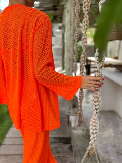 KIMONO LOREN LARANJA NEON - Musa Luz