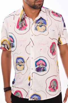CAMISA CARETAS AQ