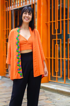 Kimono Flor de Manacá - RAMYS