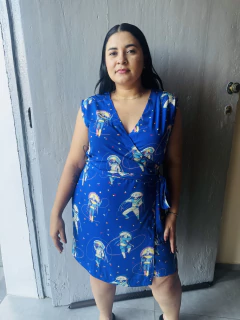 VESTIDO CARETAS AZ - comprar online