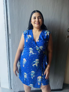 VESTIDO CARETAS AZ - RAMYS