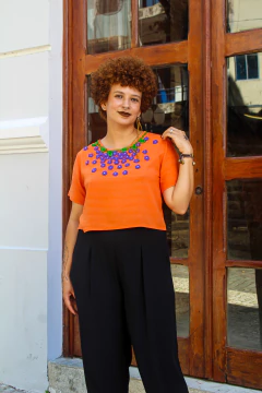 Cropped Flor de Manacá - RAMYS