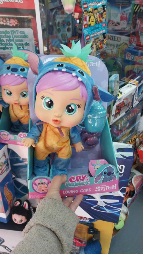 Cry babies muñeca stitch loving original Wabro - comprar online