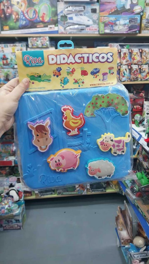 Granja puzzle de encastre Calesita rivaplast motricidad - comprar online