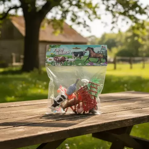 Animalitos de la Granja Pack 5 Unidades con accesorios