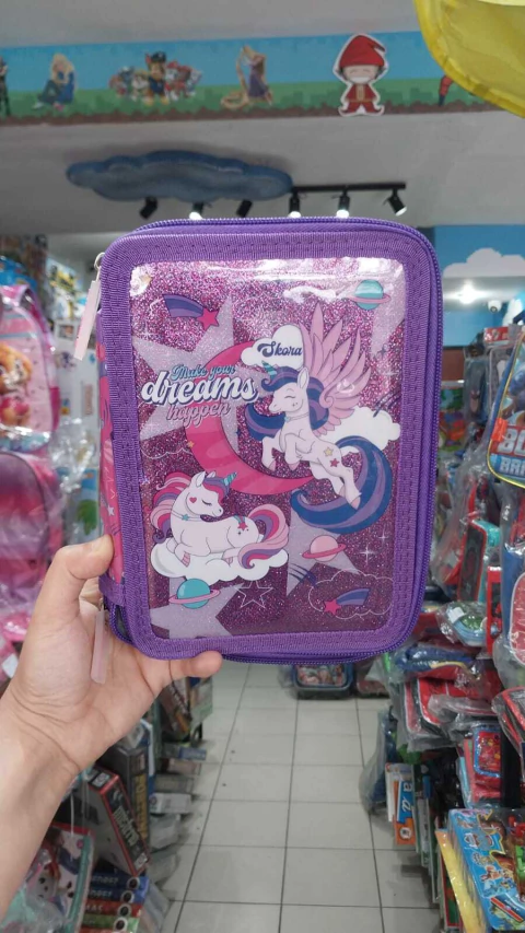 Cartuchera 2 Pisos Unicornio | Skora Infantil - comprar online