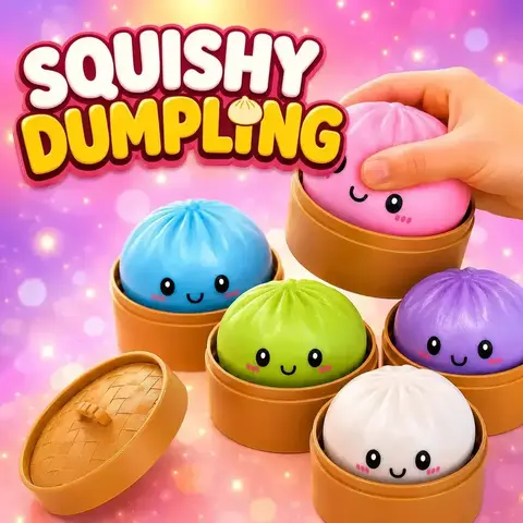 Squishie viral Dumpling Soft en caja