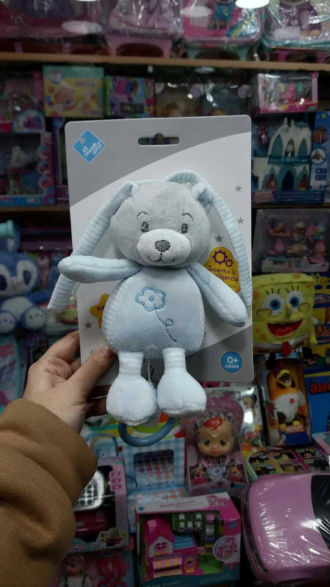 Cunero Musical Soft Surtido Oso y Elefante | peluche nacimiento - comprar online