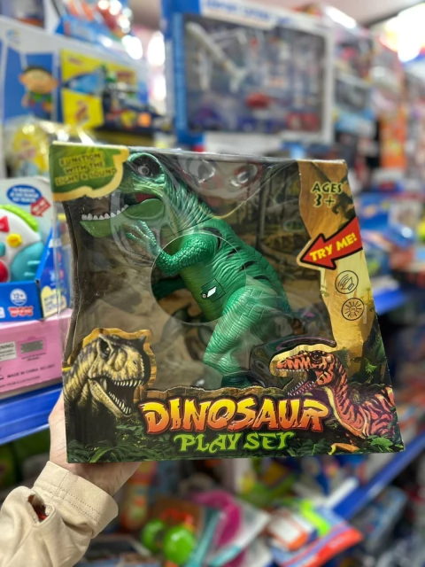 Dinosaurio Rex Interactivo 25 cm luces y sonidos importado - comprar online