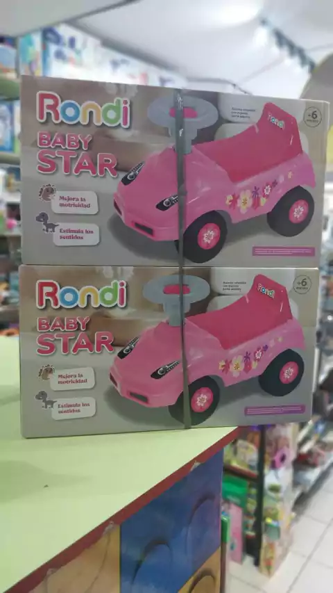 Andador Baby Star Rosa | Juguete Rondi para Bebés con Diseño Ergonómico y Seguro