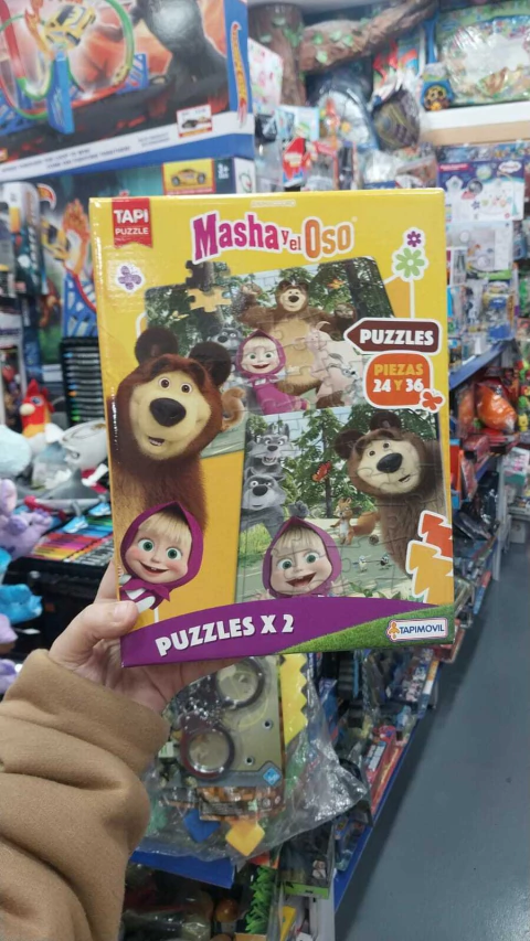 Rompecabezas masha y el oso 2 puzzles TAPIMOVIL - comprar online