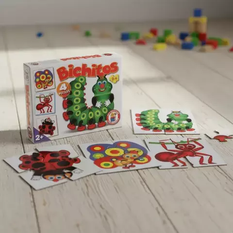 Bichitos Rompecabezas Ruibal | Juego Didáctico Infantil de Encastre y Observación - comprar online