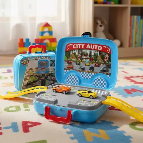 Valijita Didactica Co 2 Autos Y Parking Con Rampas Importada (Online) - comprar online