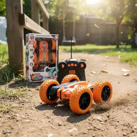Auto 360° a Radio Control con Luces y Carga USB | Juguete Acrobático 27 cm (Online) - comprar online