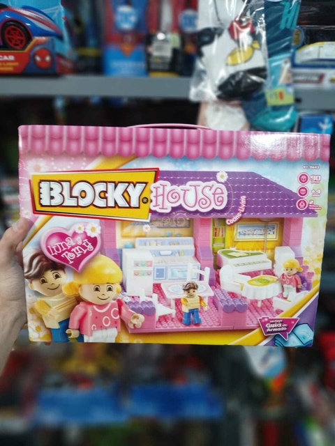 Blocky House living+cocina 90 Piezas Dimare