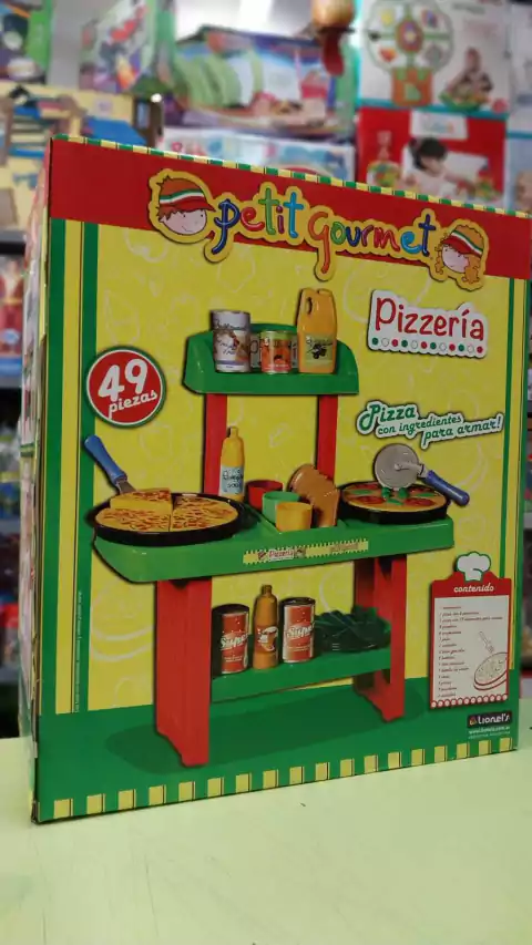 Cocinita Pizzería Infantil Con Accesorios Lionels – Juego De Cocina Didáctico