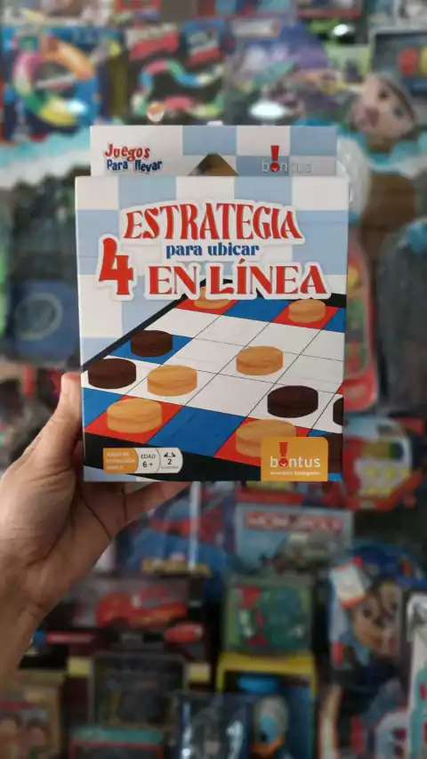 4 En Línea | Juego De Cartas De Estrategia Bontus - Educativo Y Familiar