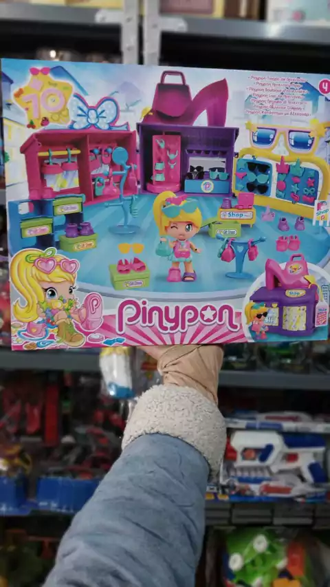 Pinypon Tienda de Zapatos con Figura | Caffaro