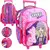 Mochila con Carrito Barbie Animal Print 17'' 4 Bolsillos | Escolar Infantil Wabro (ONLINE) - comprar online