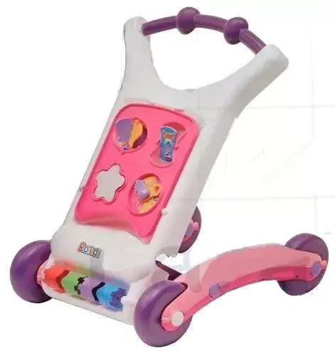 Caminador Primeros Pasos Rosa | Juguete Rondi Didáctico para Bebés que Comienzan a Caminar