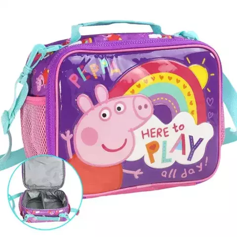 Lunchera Térmica Peppa Pig con 6 Bolsillos Wabro | Escolar Infantil Importada (ONLINE) - comprar online
