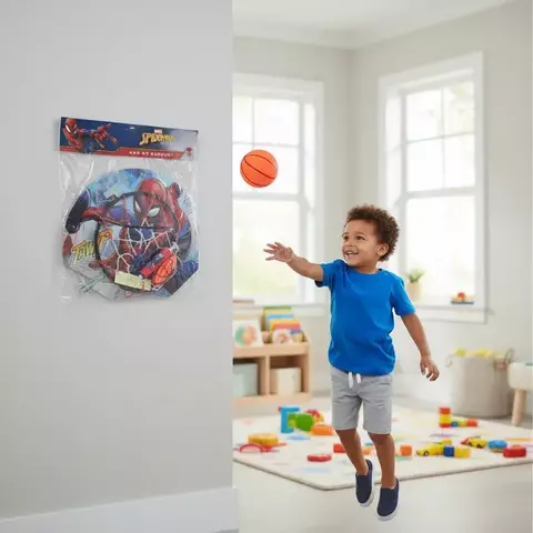 Aro de Básquet Spiderman N°3 Sebigus | Juguete Deportivo Infantil