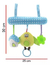 Barral tirita pollito de peluche para Cochecito 677