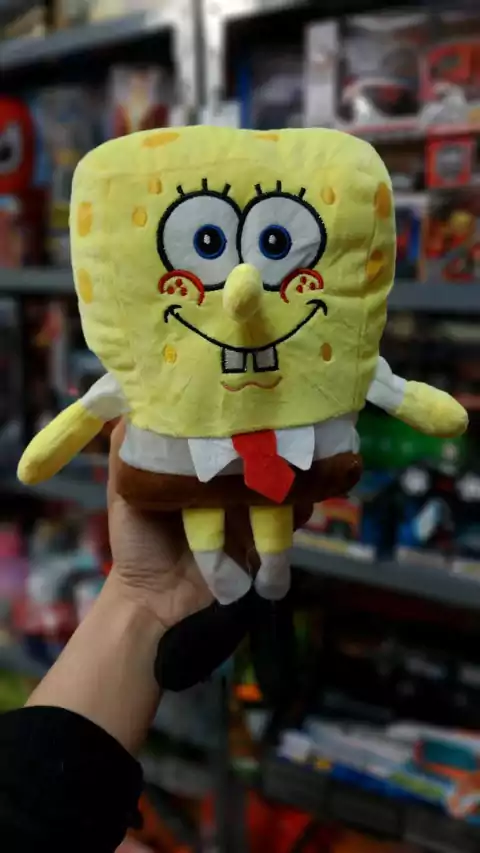 Peluche Bob Esponja 25 cm Suave Importado Coleccionable