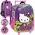 Mochila con Carrito Hello Kitty Planeta 12'' 2 Bolsillos Wabro | Infantil Escolar Oficial (ONLINE) - comprar online